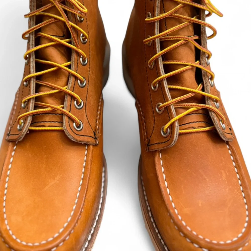 Red Wing Shoes 6” Classic Moc 875 Oro Legacy Boots Size 8.5(E)